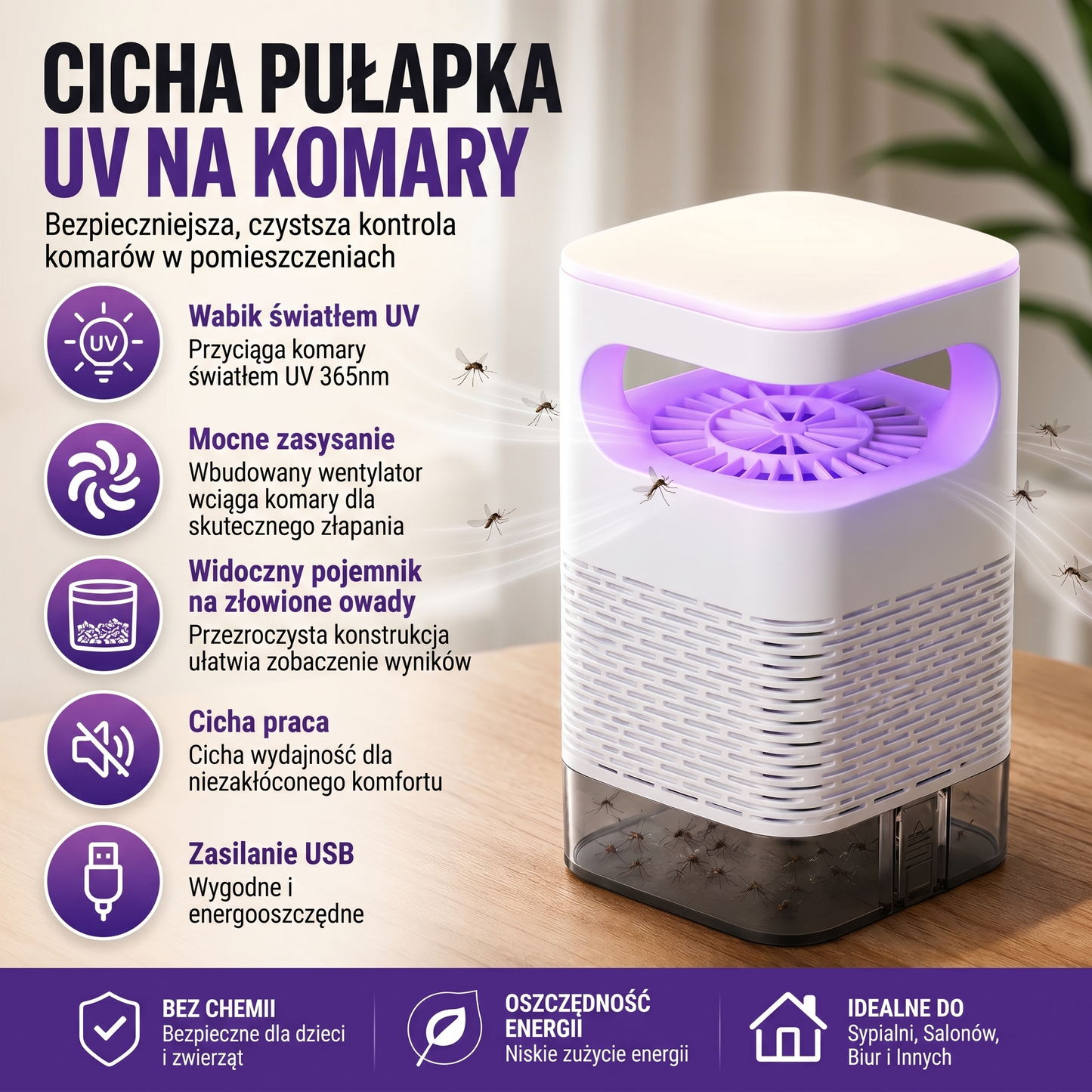Lampa UV na Komary